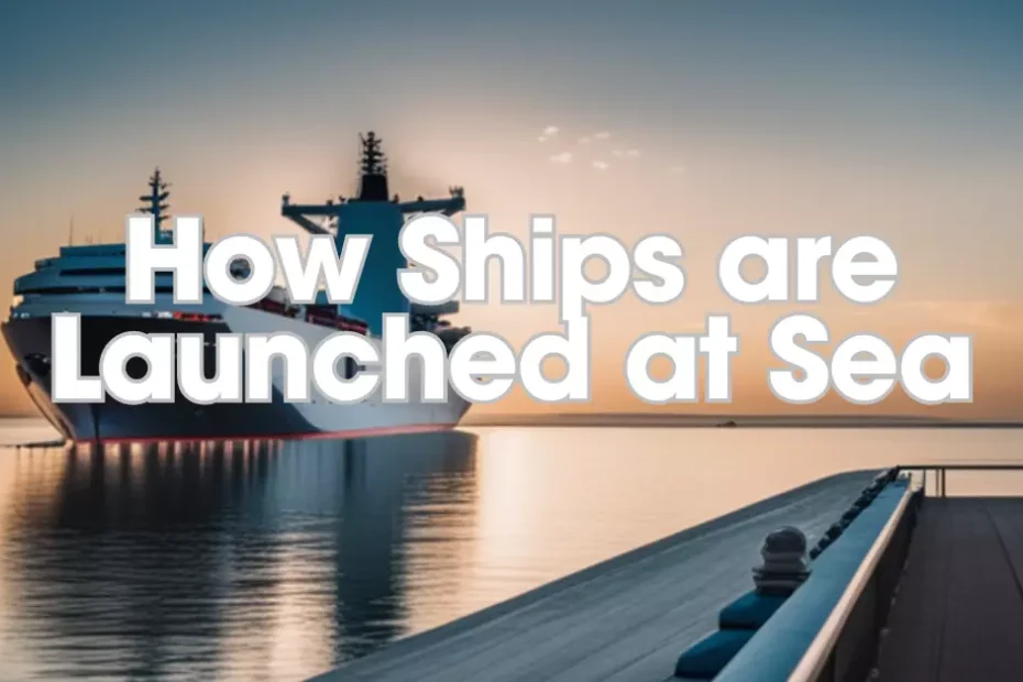 How Ships are Launched at Sea