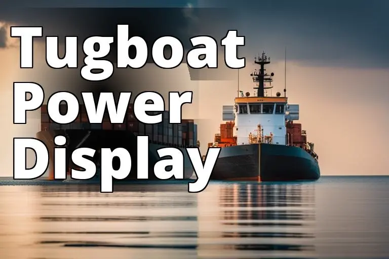 How Small Tug Boats Move Huge Cargo Ships
