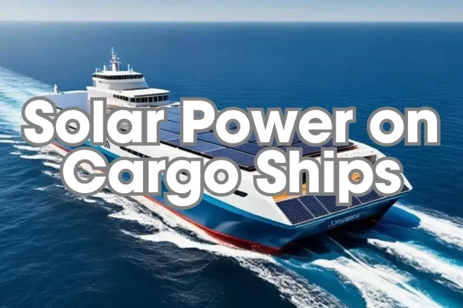 Solar Power on Cargo Ships Reality or Fiction