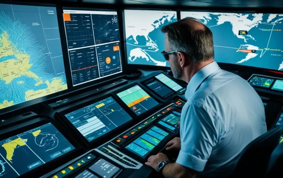 Cargo Ship Navigation with Integrated Bridge Systems